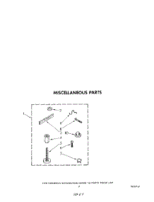 05 - Miscellaneous parts for Whirlpool Washer LA5558XSW0 from AppliancePartsPros.com