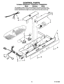 10 - Control Parts parts for Whirlpool Refrigerator GZ2626GEKB13 from AppliancePartsPros.com