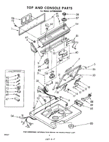 03 - Top And Console parts for Whirlpool Washer LA7500XKW0 from AppliancePartsPros.com