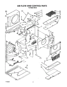 03 - Air Flow And Control parts for Whirlpool Air Conditioner BFRE123 from AppliancePartsPros.com