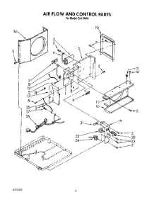 03 - Air Flow And Control parts for Whirlpool Air Conditioner CA12WR4 from AppliancePartsPros.com