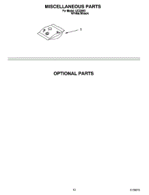 08 - Miscellaneous  Parts, Optional Parts parts for Whirlpool Dishwasher IJC22053 from AppliancePartsPros.com