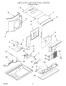 03 - Air Flow And Control parts for Whirlpool Air Conditioner RE123F0 from AppliancePartsPros.com