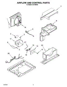 02 - Air Flow And Control Parts parts for Whirlpool Air Conditioner CA10WXS0 from AppliancePartsPros.com