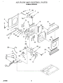 02 - Air Flow And Control parts for Whirlpool Air Conditioner AR0700XA0 from AppliancePartsPros.com
