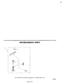05 - Miscellaneous parts for Whirlpool Washer LA3400XMW1 from AppliancePartsPros.com