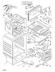 02 - Liner parts for Whirlpool Refrigerator 3XKVN515002 from AppliancePartsPros.com