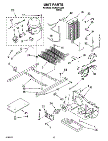 09 - Unit Parts parts for Whirlpool Refrigerator SS25AFXLQ01 from AppliancePartsPros.com