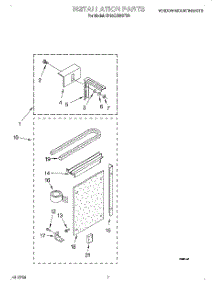 05 - Installation parts for Whirlpool Air Conditioner BHAC0500FS0 from AppliancePartsPros.com