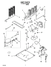 04 - Unit Parts parts for Whirlpool Refrigerator IKT195302 from AppliancePartsPros.com