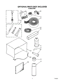 05 - Optional parts for Whirlpool Air Conditioner BE93 from AppliancePartsPros.com