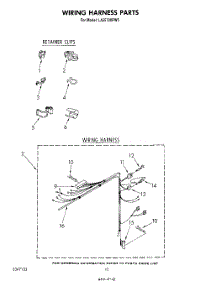 08 - Wiring Harness parts for Whirlpool Washer LA5570XPW5 from AppliancePartsPros.com