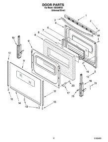 06 - Door Parts, Optional Parts parts for Whirlpool Range IGS326RD2 from AppliancePartsPros.com