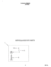 04 - Miscellaneous parts for Whirlpool Washer LLT8233AW2 from AppliancePartsPros.com