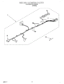06 - Wiring Harness parts for Whirlpool Washer RAP7244DW0 from AppliancePartsPros.com