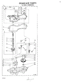 06 - Gearcase parts for Whirlpool Washer LA9800XKW2 from AppliancePartsPros.com