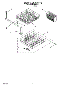 06 - Dishrack Parts, Optional Parts (Not Included) parts for Whirlpool Dishwasher IUD4000RQ1 from AppliancePartsPros.com