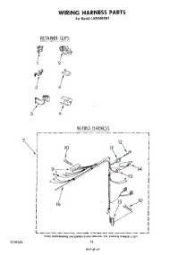 08 - Wiring Harness parts for Whirlpool Washer LA5668XSW1 from AppliancePartsPros.com
