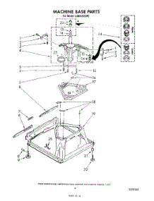 07 - Machine Base parts for Whirlpool Washer LA6055XSW2 from AppliancePartsPros.com