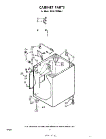 05 - Cabinet parts for Whirlpool Washer GLHA7900W1 from AppliancePartsPros.com