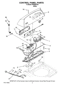 02 - Control Panel Parts parts for Maytag Washer MTW6400TQ0 from AppliancePartsPros.com
