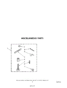 05 - Miscellaneous parts for Whirlpool Washer LA5570XPW5 from AppliancePartsPros.com