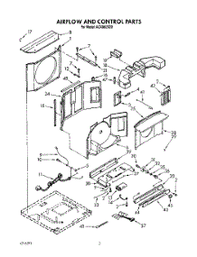 02 - Airflow & Control parts for Whirlpool Air Conditioner ACX082XZ0 from AppliancePartsPros.com