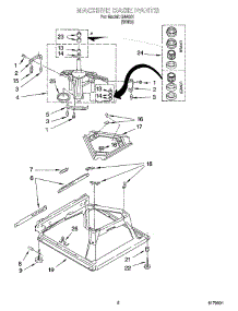 05 - Machine Base Parts parts for Whirlpool Washer IJ44001 from AppliancePartsPros.com