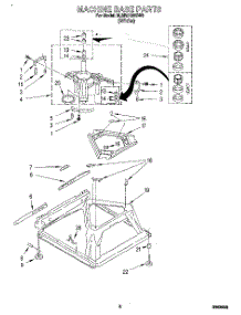 06 - Machine Base parts for Whirlpool Washer 6LBR5132BW0 from AppliancePartsPros.com