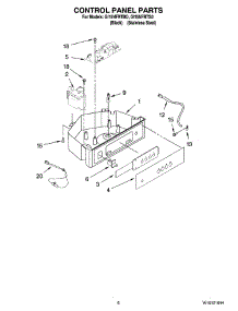 04 - Control Panel Parts parts for Whirlpool Ice Machine GI15NFRTBO from AppliancePartsPros.com