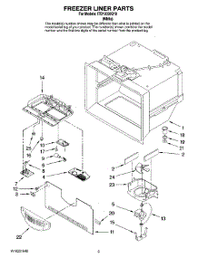 02 - Freezer Liner Parts parts for Whirlpool Refrigerator ITB19330Q10 from AppliancePartsPros.com