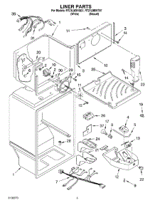 03 - Liner parts for Whirlpool Refrigerator RT21LMXKQ07 from AppliancePartsPros.com