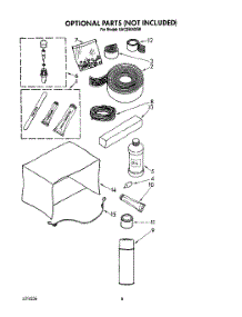 05 - Optional parts for Whirlpool Air Conditioner 8AC2504XS0 from AppliancePartsPros.com