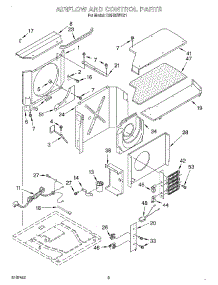 02 - Air Flow And Control parts for Whirlpool Air Conditioner CAH25WC01 from AppliancePartsPros.com