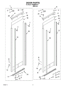 03 - Door Parts parts for Whirlpool Personal Valet System PVBM600LY1 from AppliancePartsPros.com