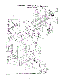 03 - Controls And Rear Panel parts for Whirlpool Washer LA5950XSW0 from AppliancePartsPros.com