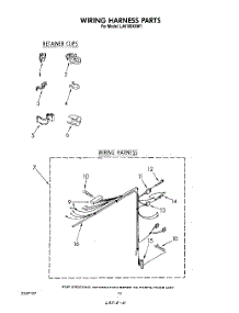08 - Wiring Harness parts for Whirlpool Washer LA6100XSW1 from AppliancePartsPros.com