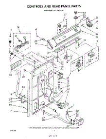 03 - Controls And Rear Panel parts for Whirlpool Washer LA7700XPW1 from AppliancePartsPros.com