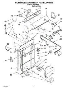 02 - Control And Rear Panel Parts parts for Whirlpool Washer IAX4000RQ2 from AppliancePartsPros.com