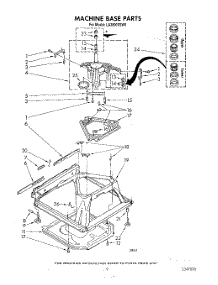 07 - Machine Base parts for Whirlpool Washer LA3800XSW0 from AppliancePartsPros.com