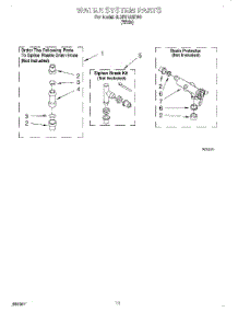 07 - Water System parts for Whirlpool Washer 3LBR7132DW0 from AppliancePartsPros.com