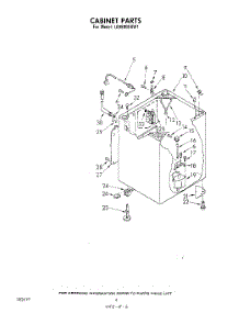 04 - Cabinet parts for Whirlpool Washer LA9800XKW1 from AppliancePartsPros.com