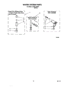 08 - Water System parts for Whirlpool Washer 3LBR5132BW1 from AppliancePartsPros.com