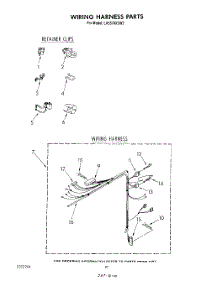 08 - Wiring Harness parts for Whirlpool Washer LA5578XSW2 from AppliancePartsPros.com