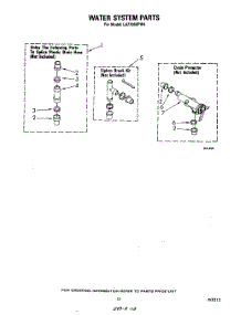 11 - Water System parts for Whirlpool Washer LA7700XPW4 from AppliancePartsPros.com