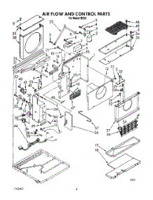 03 - Air Flow And Control parts for Whirlpool Air Conditioner BE93 from AppliancePartsPros.com