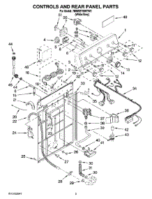 02 - Controls And Rear Panel Parts parts for Maytag Washer 7MMSE7999TW0 from AppliancePartsPros.com