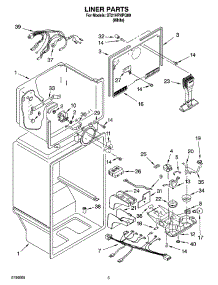 03 - Liner Parts parts for Whirlpool Refrigerator ST21HPXPQ00 from AppliancePartsPros.com