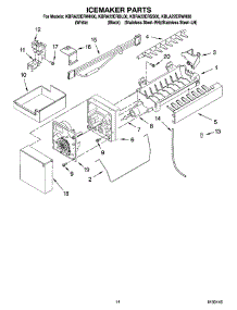 08 - Icemaker Parts, Optional Parts parts for Kitchenaid Refrigerator KBLA22ERWH00 from AppliancePartsPros.com