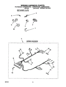 08 - Wiring Harness parts for Whirlpool Washer LSP6244AW0 from AppliancePartsPros.com